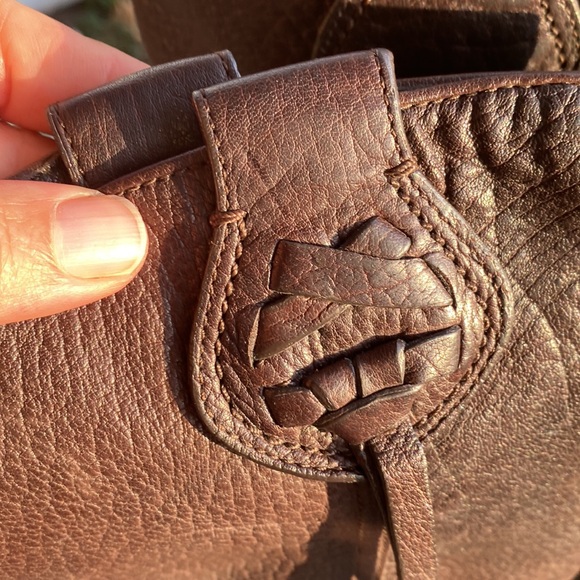 VintageCoach Womens Knee High Riding Boots Size 8 Brown Leather Tassels Western - Picture 11 of 16